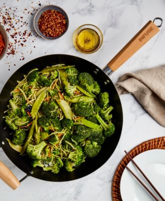 Asian Carbon Steel 13.75" Wok with Assist Handle