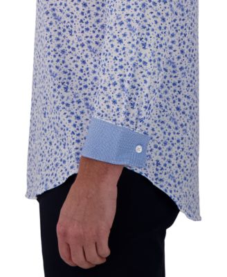 Men's Slim-Fit Floral-Print Shirt