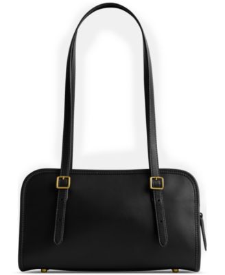 Swing Zip Small Leather Shoulder Bag