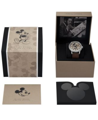 Fossil Unisex Disney x Fossil Limited Edition Three-Hand Brown