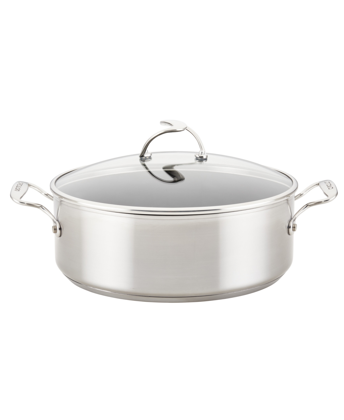 Circulon Steelshield Nonstick Stainless Steel Induction 7.5 Quart Stockpot With Lid