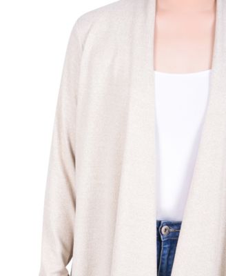 Petite Long Sleeve Swing Cardigan Sweater