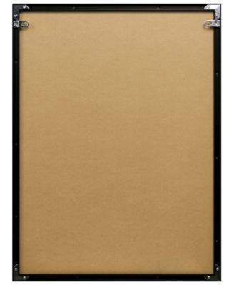 "golden Retriever" Pet Paintings on Printed Glass Encased with A Black Anodized Frame, 24" x 18" x 1"