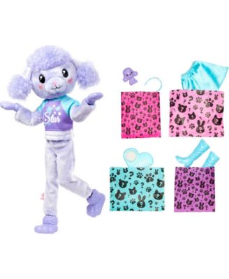 Cutie Reveal Cozy Cute Tees Series Doll - Purple Poodle