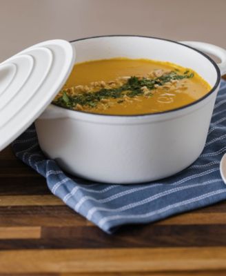 Enamel Cast Iron 3 Quart Dutch Oven with Lid