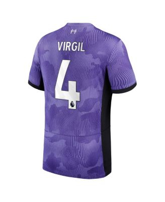 Nike Men's Virgil van Dijk Purple Liverpool 2023/24 Third Stadium