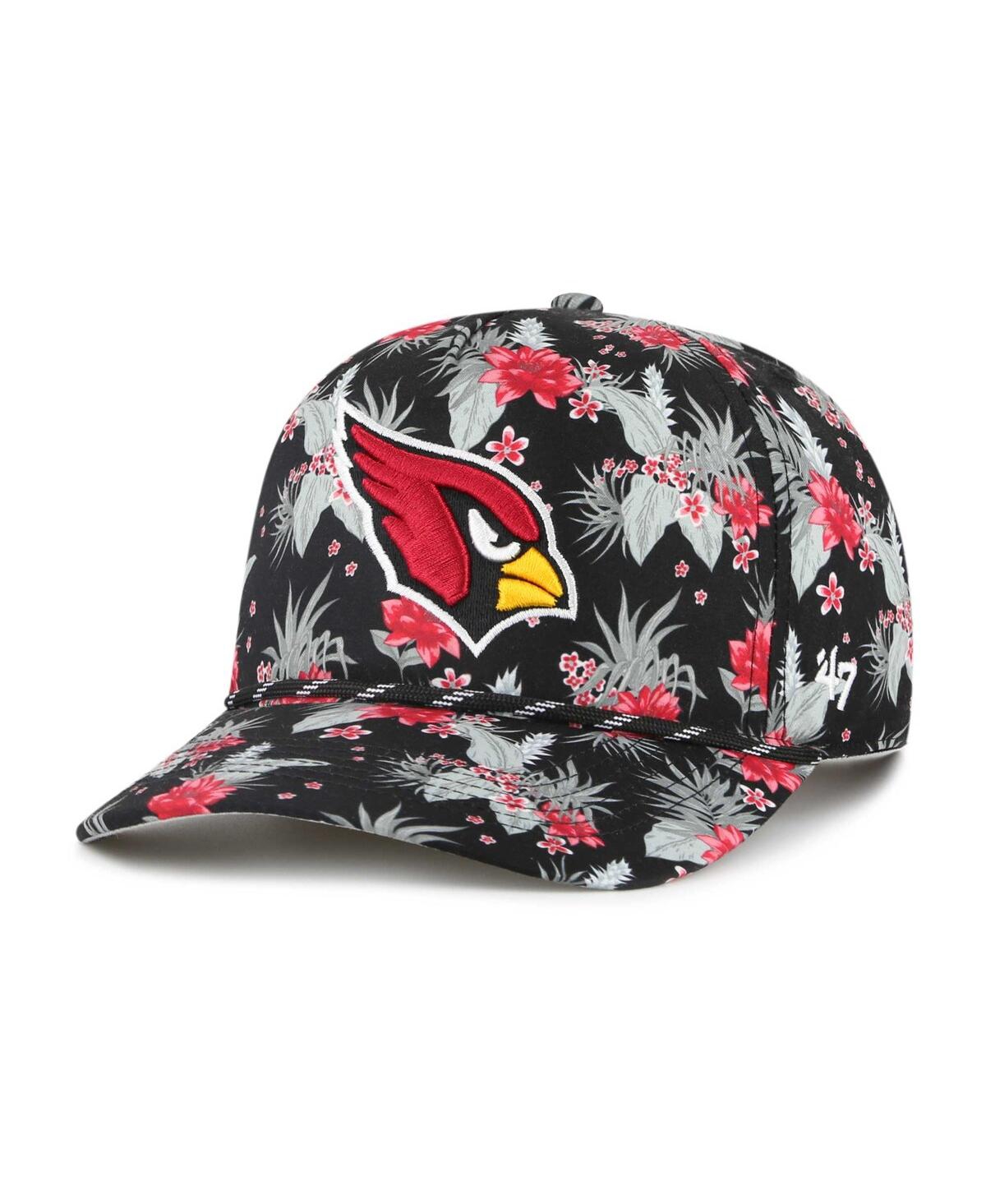 47 Brand Men's ' Black Arizona Cardinals Dark Tropic Hitch Adjustable Hat