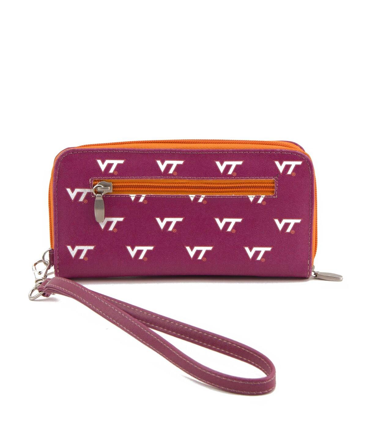 Women's Virginia Tech Hokies Zip-Around Wristlet Wallet - Maroon