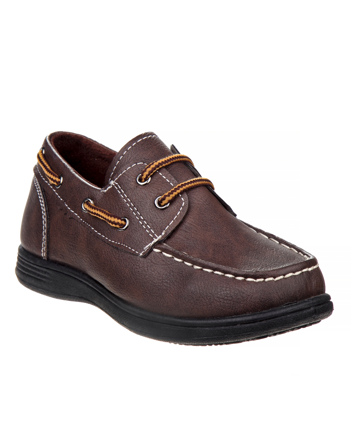 Shop Josmo Big Boys Boat Style Casual Shoes In Brown