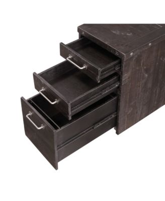 Yosemite 28" Wood Rollling File Cabinet