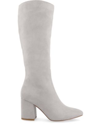 Women's Ameylia Wide Width Extra Wide Calf Block Heel Knee High Boots