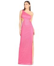 Macy's pink clearance prom dress