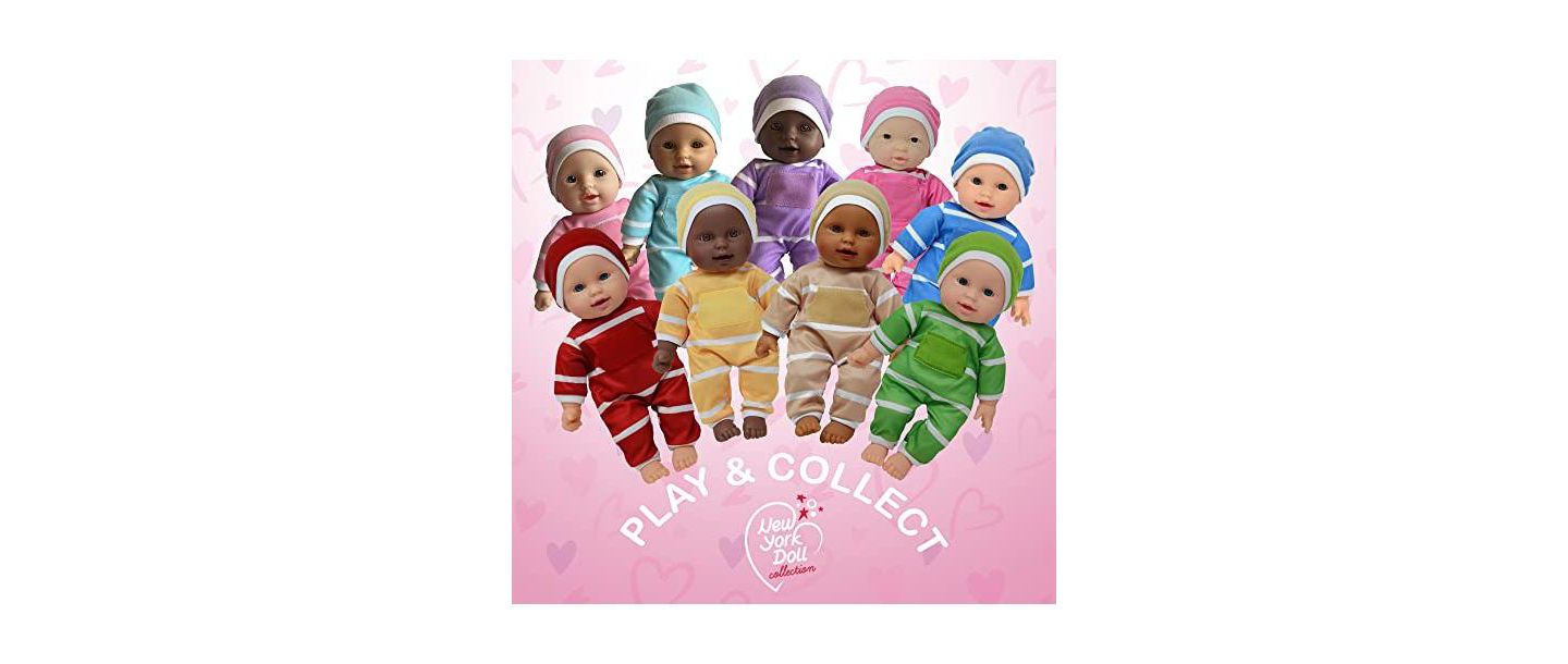 Детская кукла The New York Doll Collection 11" Soft Body Baby Doll with Pacifier, Ages 3+, цвет: Бежевый — фото 2