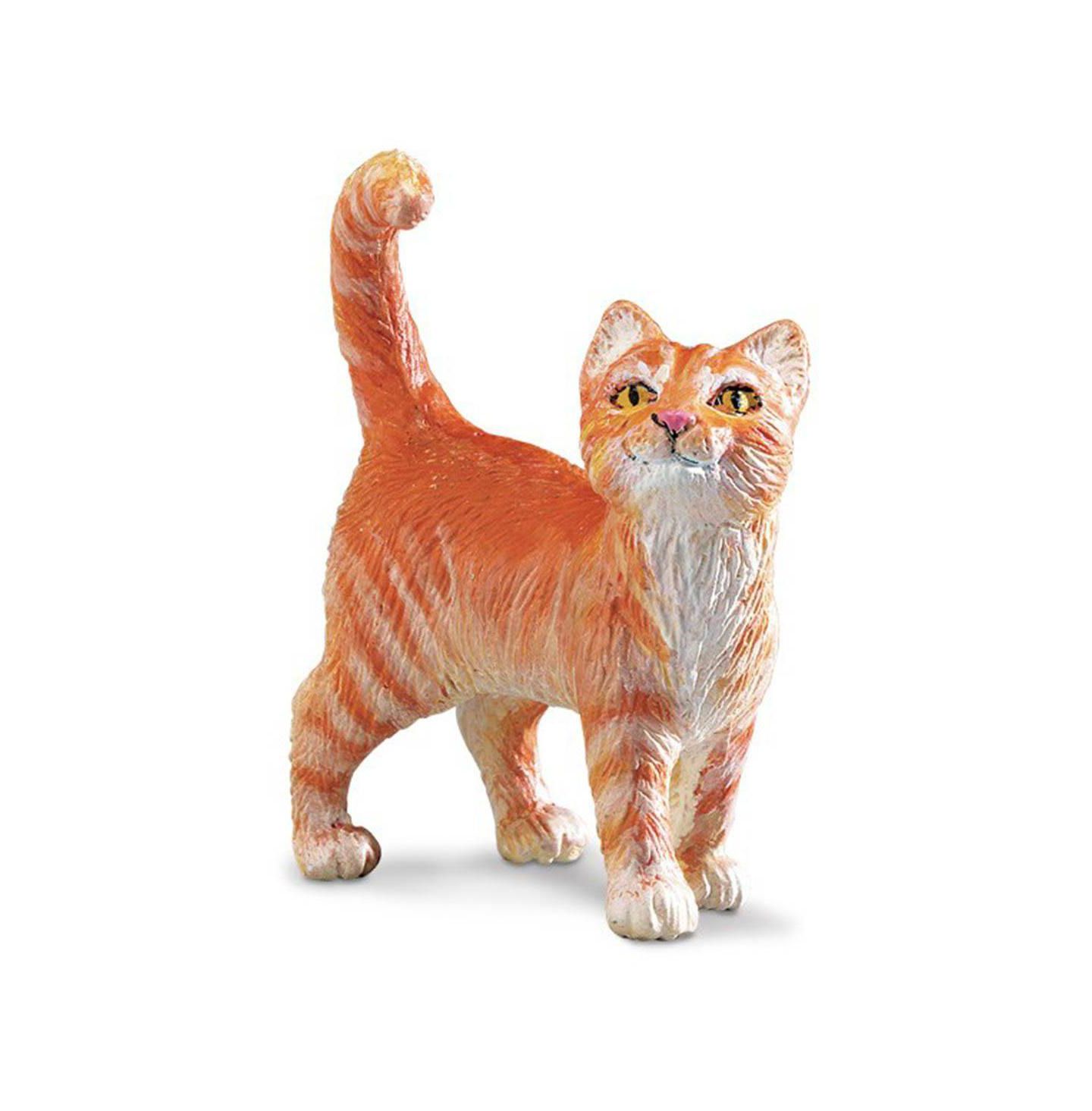 Детская фигурка Safari Ltd Tabby Cat Hand-Painted Figurine, Ages 1+ — фото 1