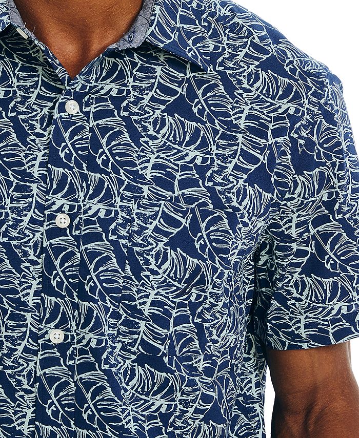 Oakman Ss Palm Print Performance Shirt main image 1