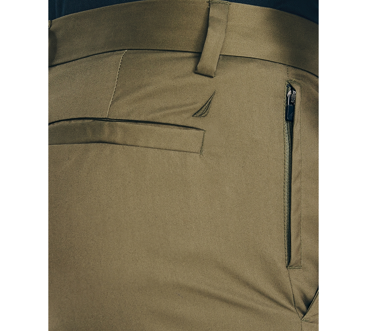 Shop Nautica Men's Slim-fit Navtech Water-resistant Pants In Dusty Olive
