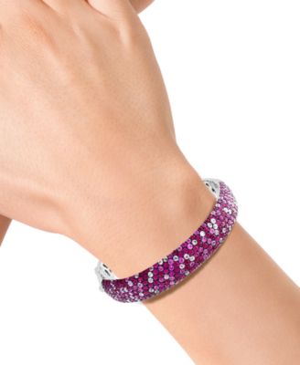 Ruby (7-1/3 ct. t.w.) & Pink Sapphire (7-1/3 ct. t.w.) Ombr&eacute; Bangle Bracelet in Sterling Silver