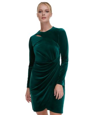 Dkny velvet dress on sale