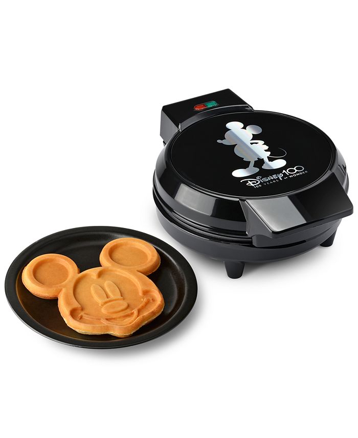 Disney 100 7" Mickey Mouse Nonstick Electric Waffle Maker Macy's