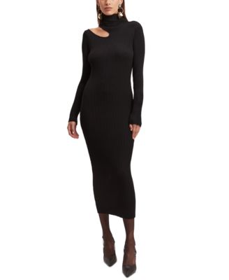 Bardot - Women's Ainsley Knit High-Neck Midi Dress