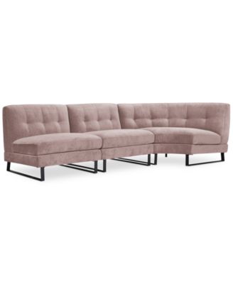 Furniture - Kathya 117" 3-Pc. Fabric Modular Sectional
