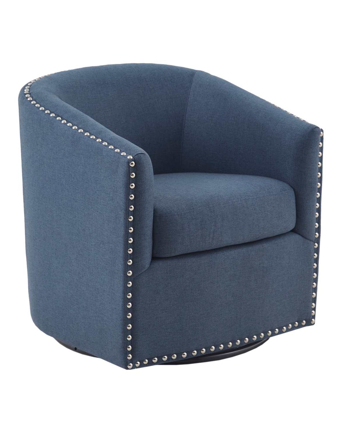 Madison Park Tyler Swivel Chair In Blue