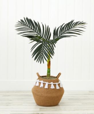36" Artificial Cane Palm Tree No Pot