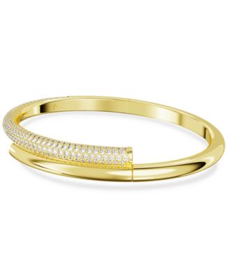 Pav&eacute; Crossover Bangle Bracelet