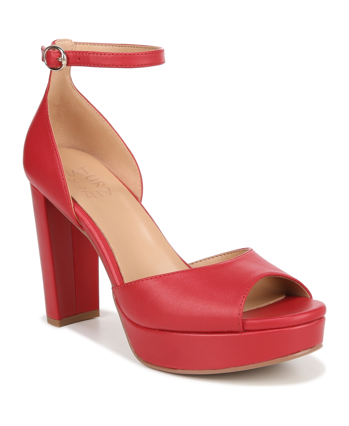 Naturalizer Melina Platform Dress Sandals Taupe Suede Smart Closet