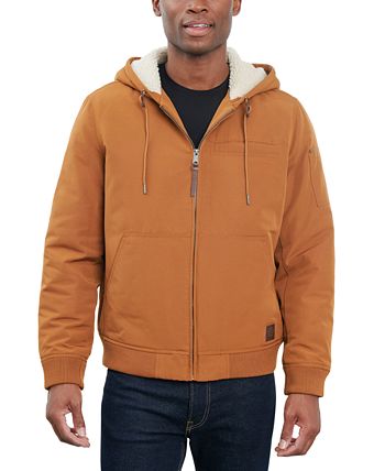 Lucky Brand Men's Fleece-Lined Zip-Front Hooded Jacket - Macy's