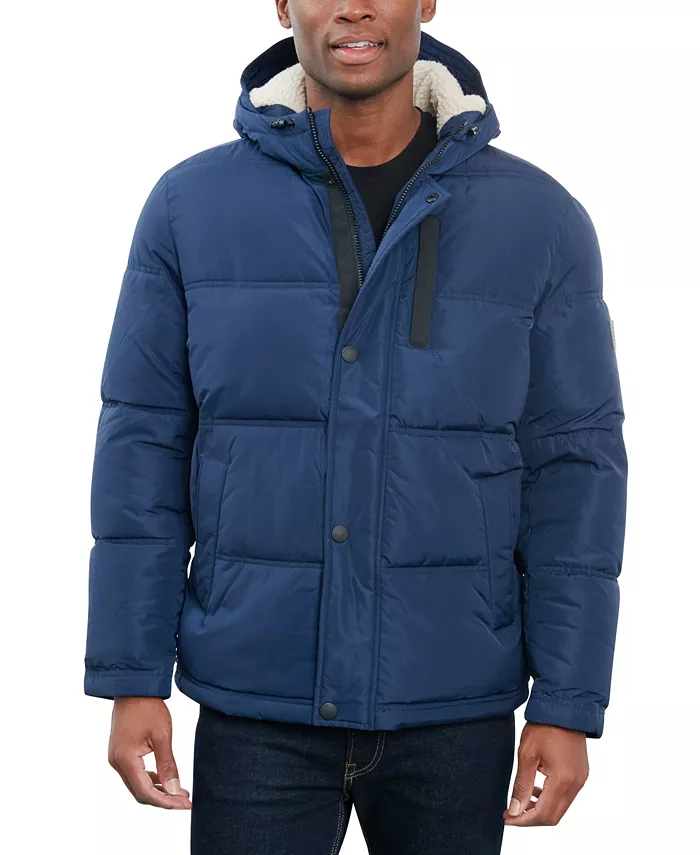 Men's Fleece-Lined Hooded Parka - thumbnail 4