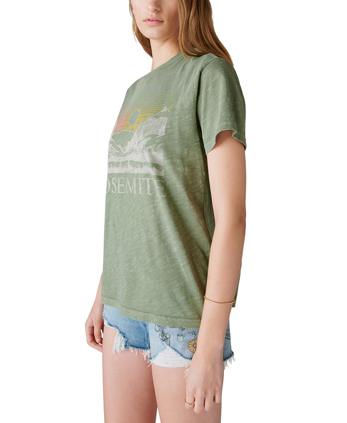 Lucky Brand Women's Yosemite Graphic Print Cotton TShirt Macy's