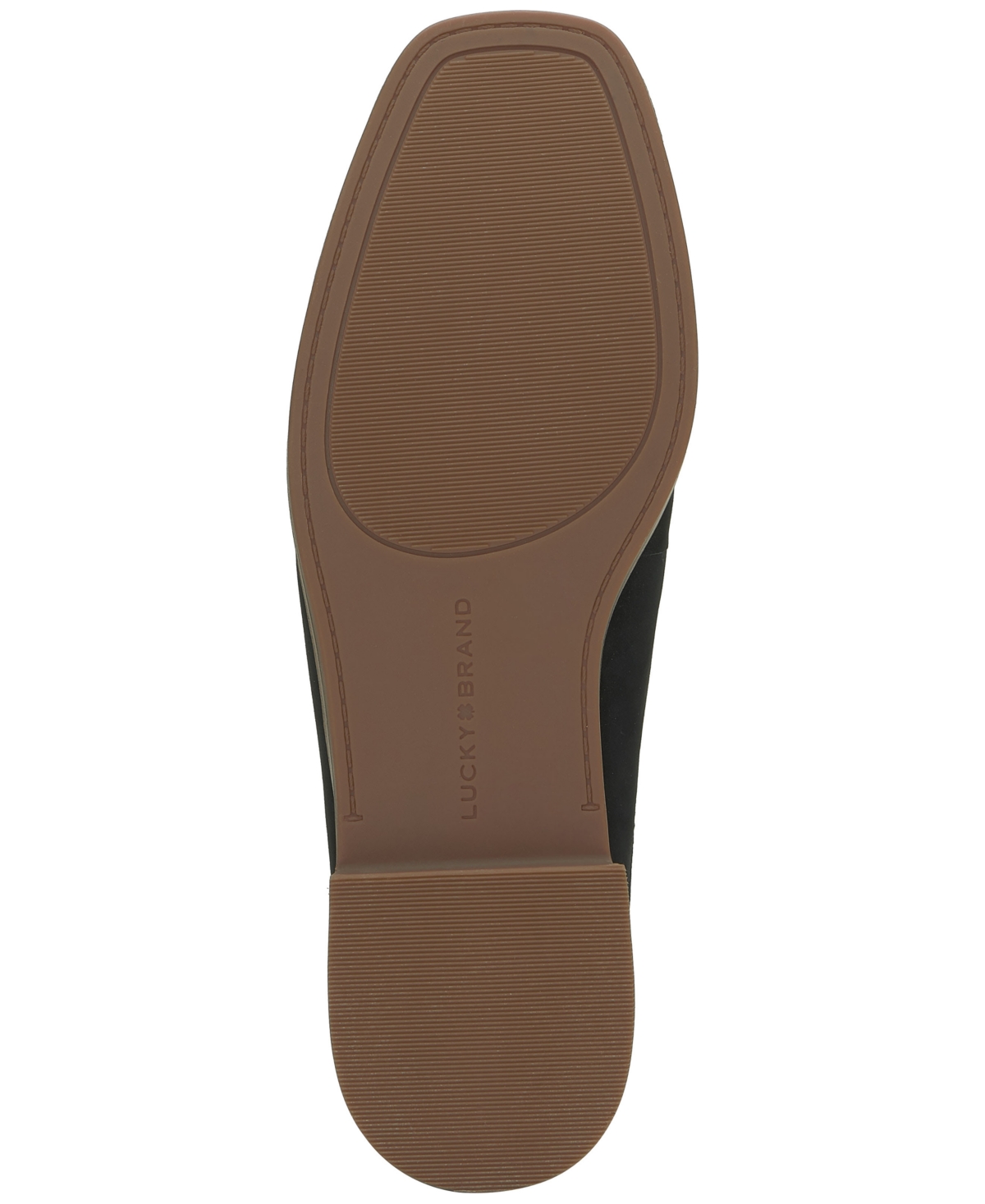 Shop Lucky Brand Women's Linox Flat Slip-on Mule Loafers In Black Leather