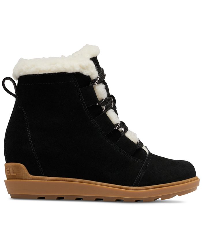 Drew Women's Krista Therapeutic Bootie - Black Suede, Lace-Up Ankle Boot With Removable Insoles (Size 7 Wide) 8 thumbnail image