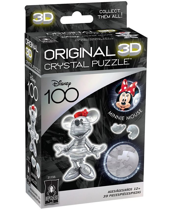 BePuzzled 3D Crystal Puzzle Disney 100 Platinum Edition Minnie