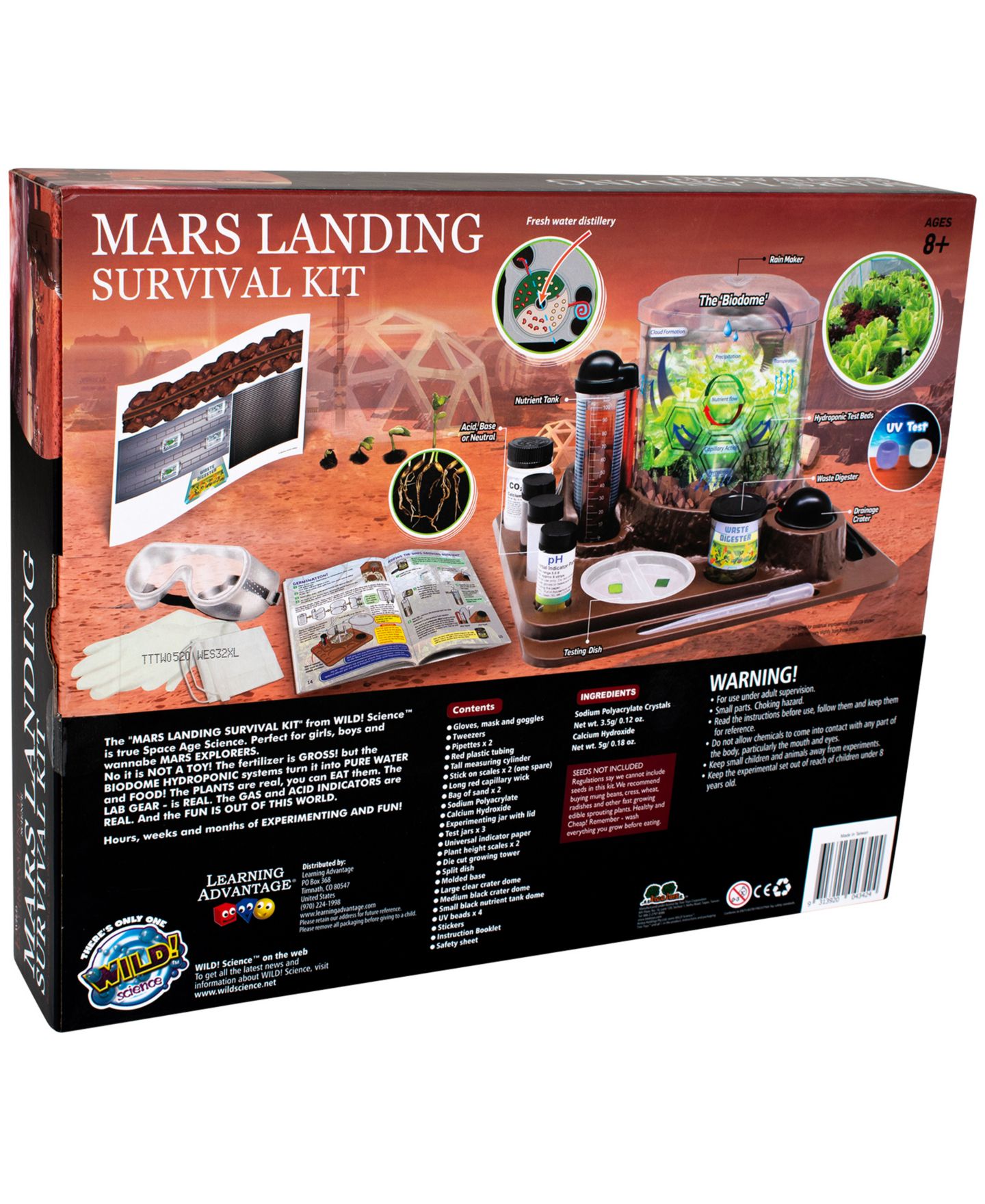 Детские игрушки WILD! Science Occupy Mars Stem Botany and Engineering Science Kit, Ages 8+ — фото 5