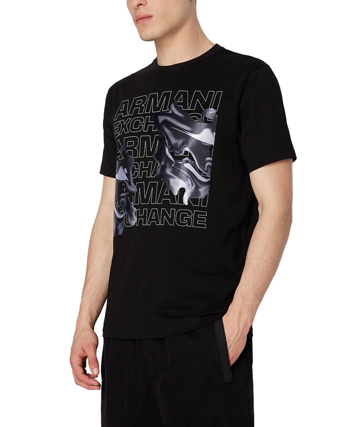 A X Armani Exchange Men s Classic Fit Short Sleeve Crewneck Water