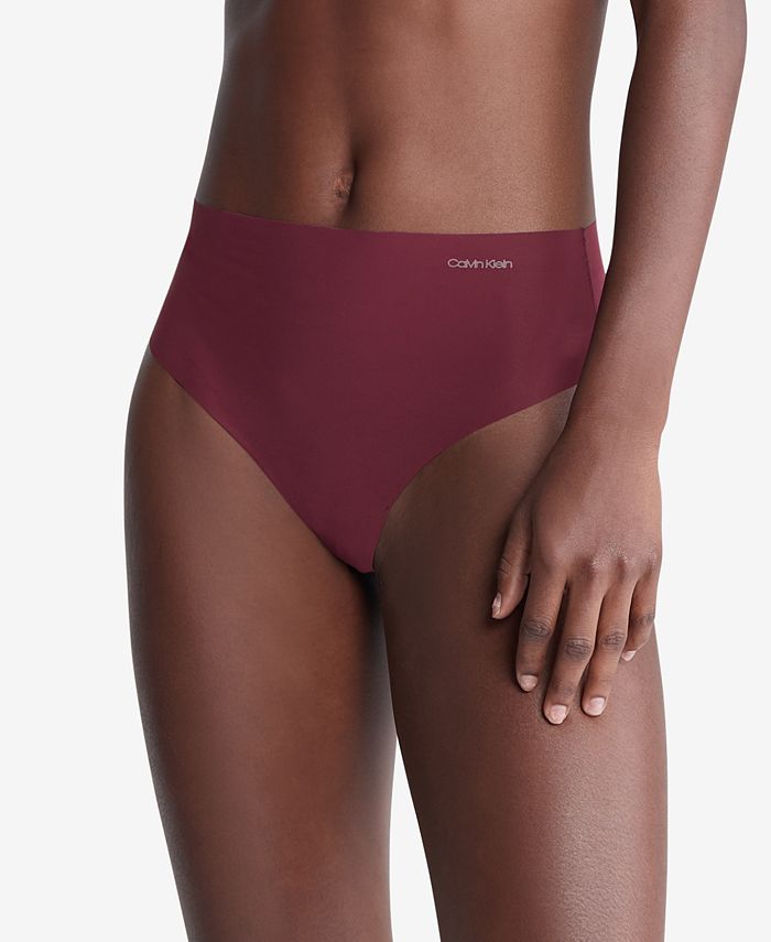 Calvin Klein Pure Seamless Thong Underwear QD3544 - Macy's