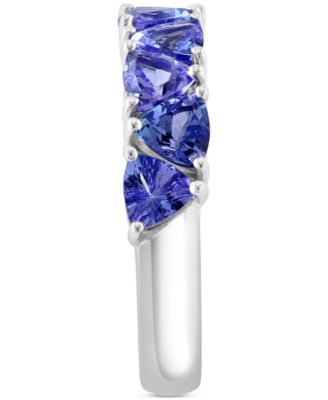 EFFY&reg; Tanzanite Trillion Ring (2-1/20 ct. t.w.) in Sterling Silver