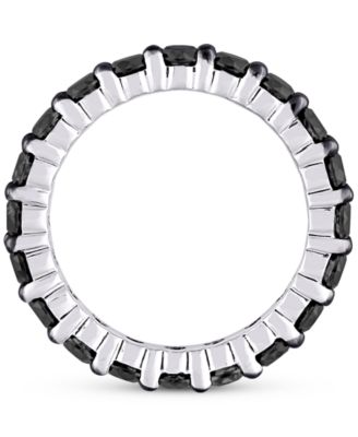 Black Diamond Eternity Band (2 ct. t.w.) in 14k White Gold