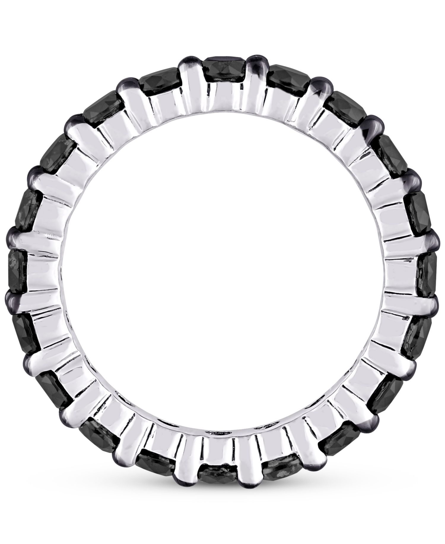 Black Diamond Eternity Band (2 ct. t.w.) in 14k White Gold
