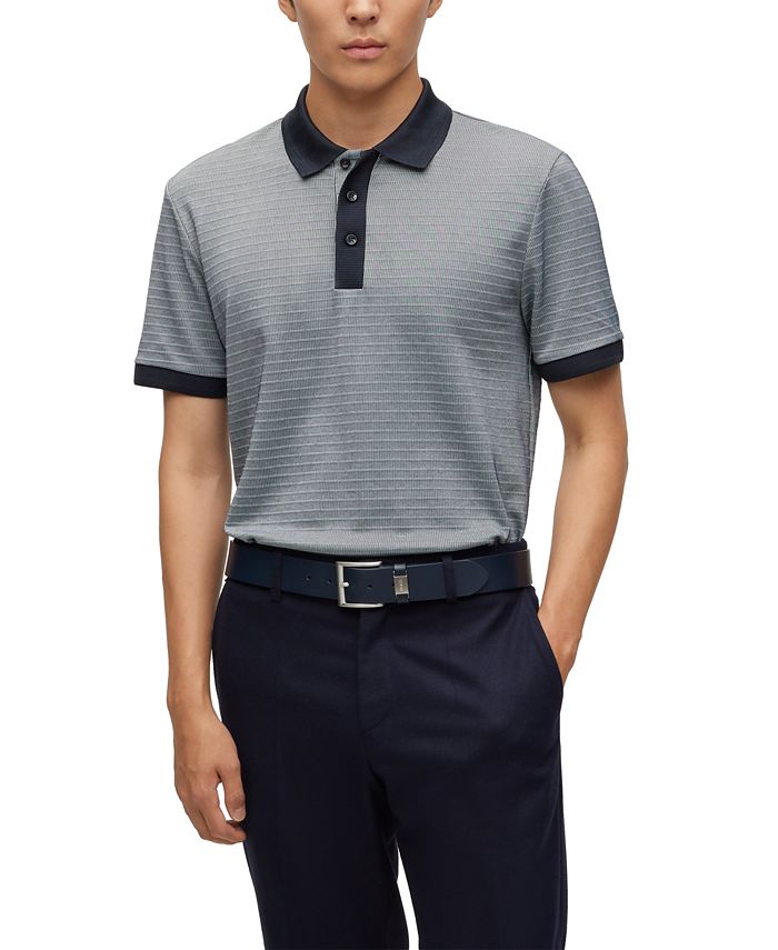 Hugo Boss Men s Ottoman Structure Polo Shirt Macy s