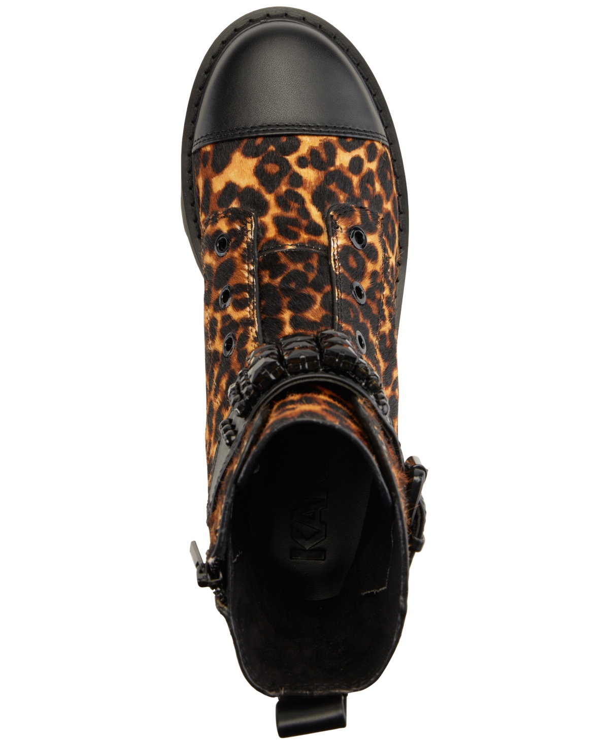 Karl lagerfeld hotsell leopard booties