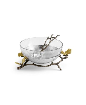 Butterfly Gingko Glass Nut Dish