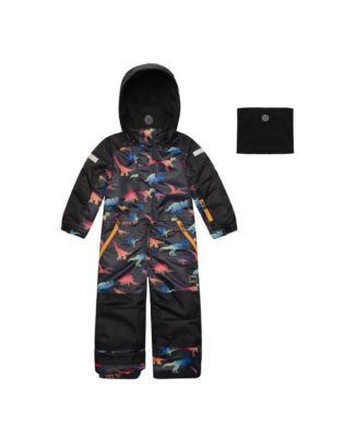 Carters Boys Print Colorblock Snowsuit