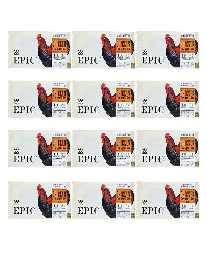 Epic Bbq Seasoned Chicken Bar - Case Of 12/1.3 Oz : Target