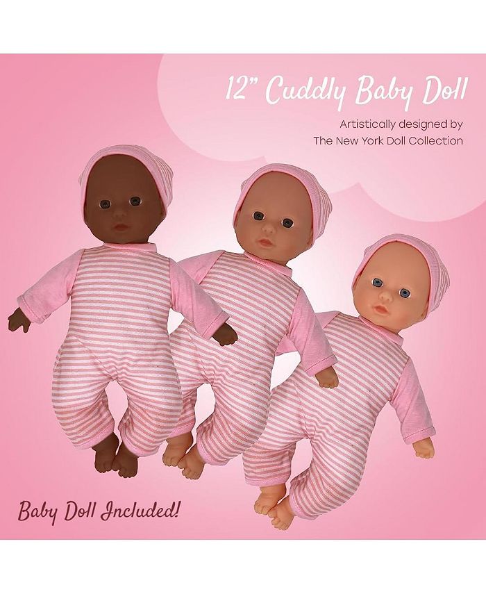 The New York Doll Collection Set Da 50 Pezzi Accessori Per Bambole - Alimentazione, Cura E Vasino In Astuccio Con Cerniera