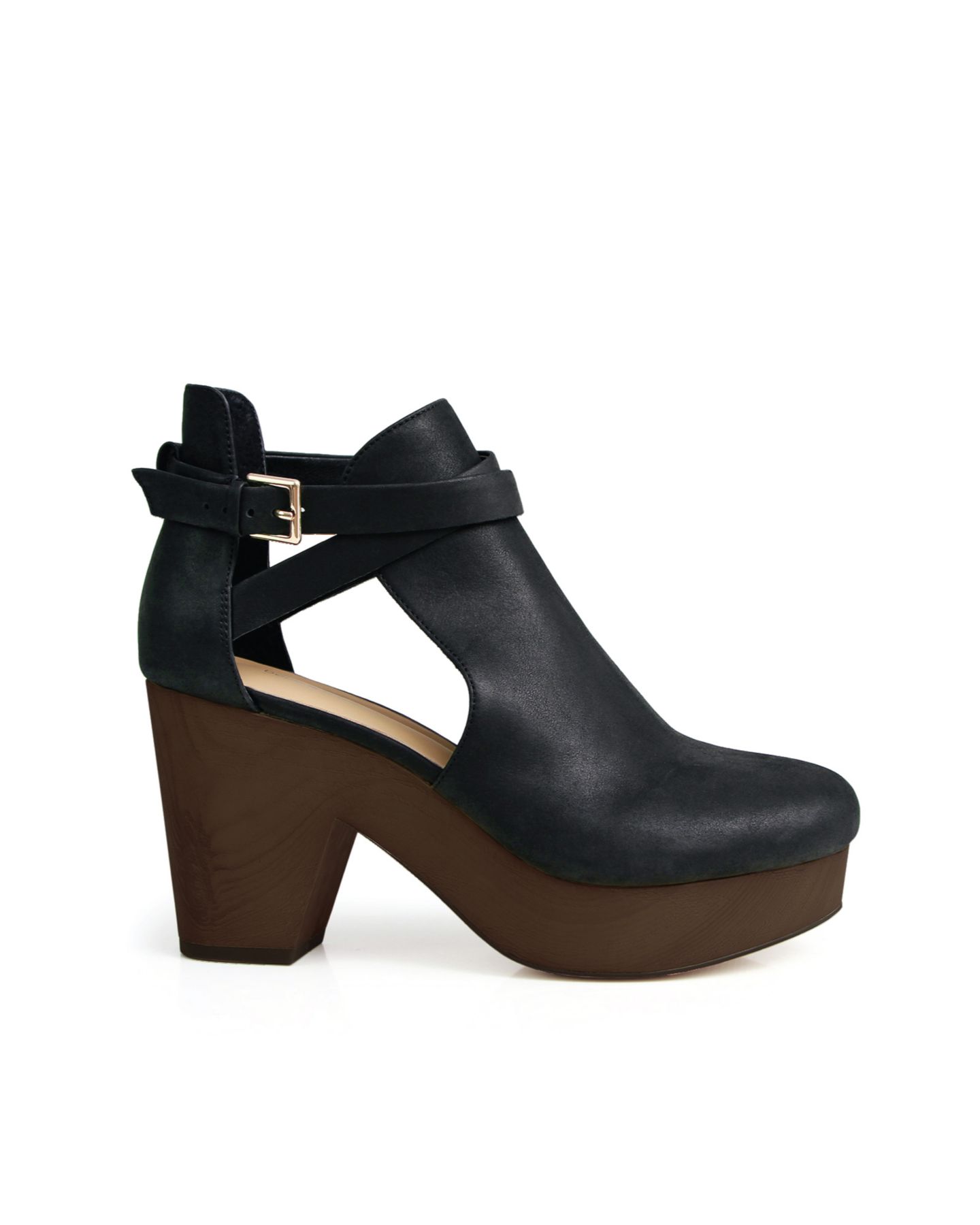 Женские ботинки Belle & Bloom Fearless Clog Ankle Boot, цвет: Чёрный — фото 1