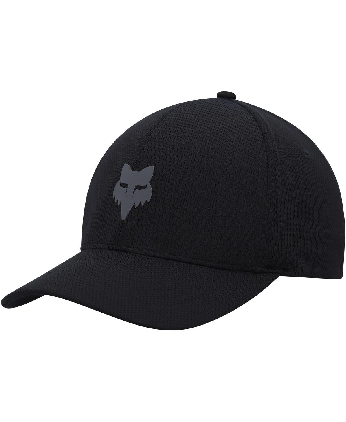 Fox Men's  Black Head Tech Flex Hat