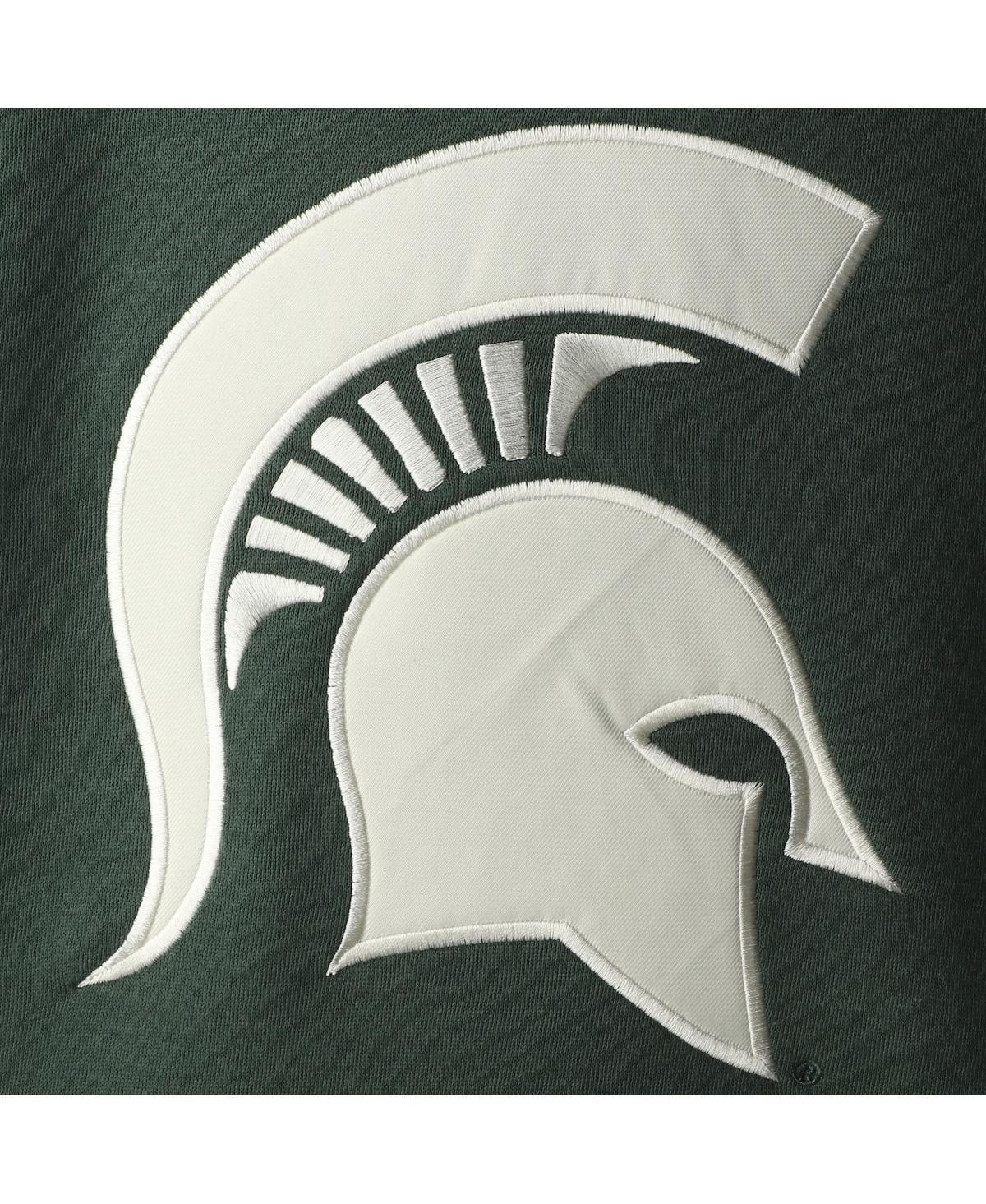 Men's ColosseumMichigan State Spartans 2.0 Lace-Up Pullover Hoodie - Green